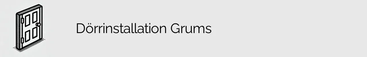 Dörrinstallation Grums