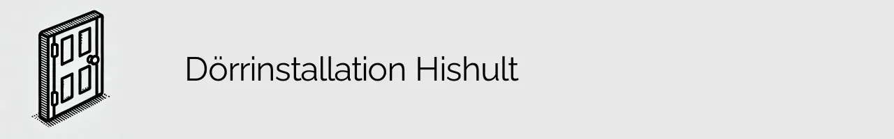 Dörrinstallation Hishult